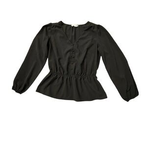 Nine West Black Blouse